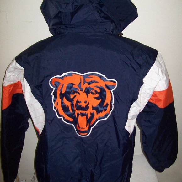CHICAGO BEARS STARTER NFL Hooded Jacket 5X - Picture 9 of 14